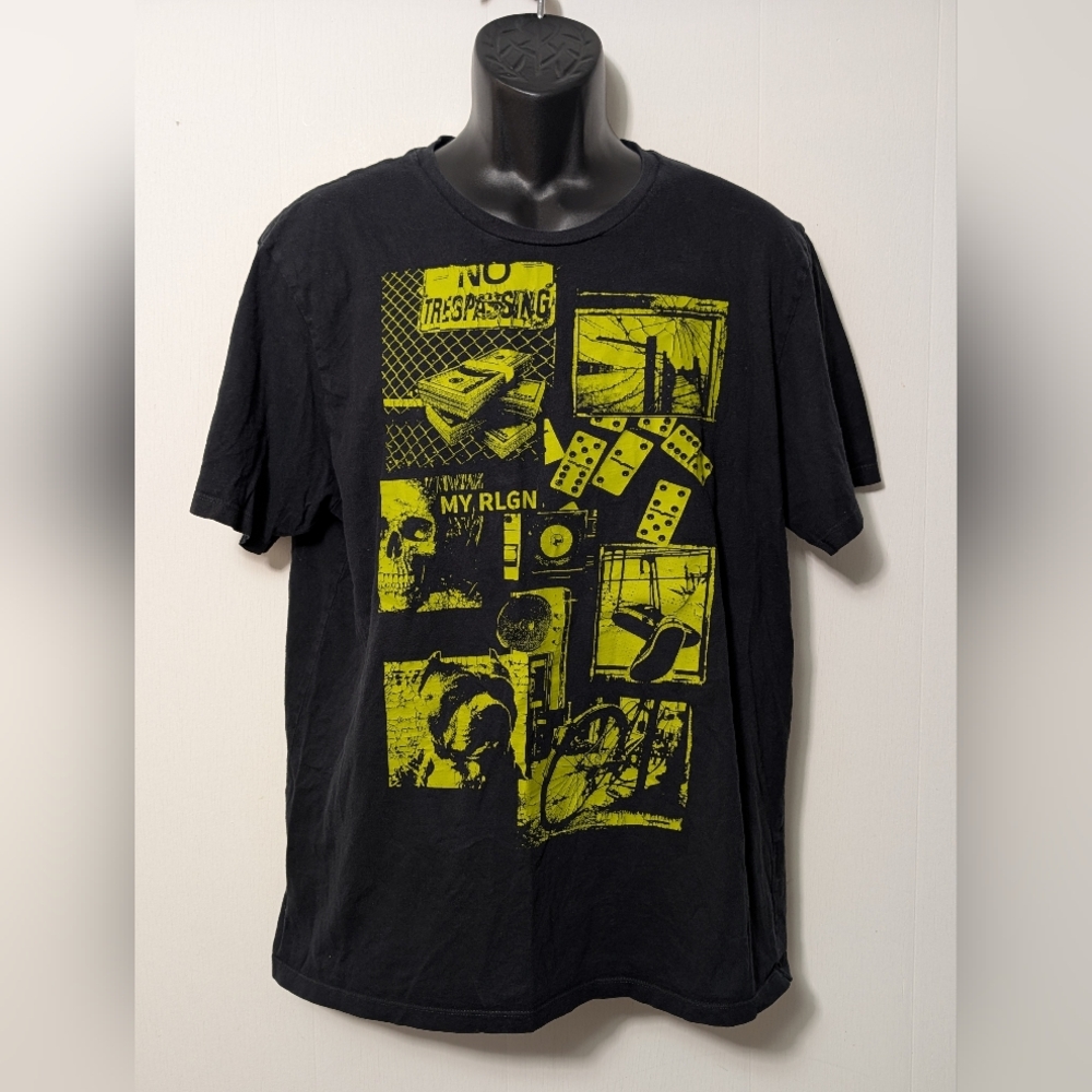 Men's True Religion Street Graphic Black T-shirt Size XL